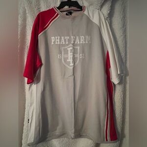 Vintage 1992 Phat Farm Striped Short Sleeve Shirt